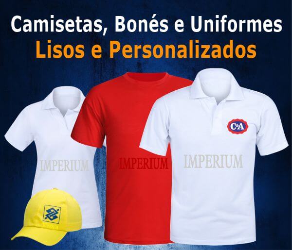 imperium camisetas bones e uniformes personalizados